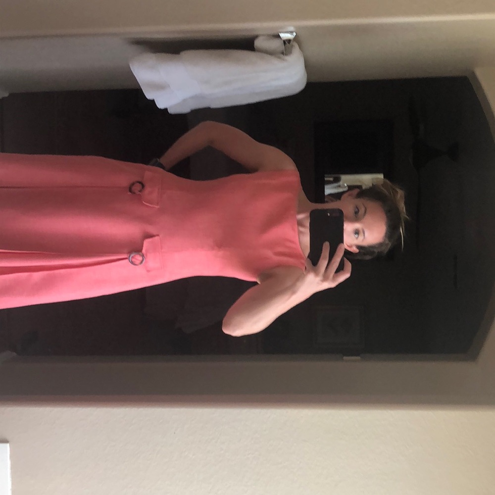 David Meister Coral Dress